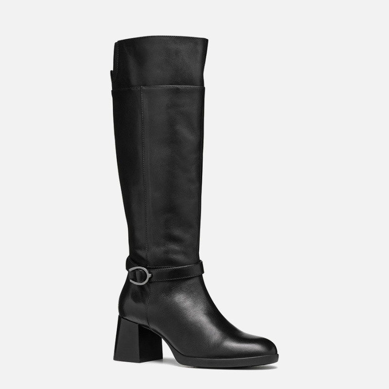 Černé dámské kozačky geox walk pleasure 55 38