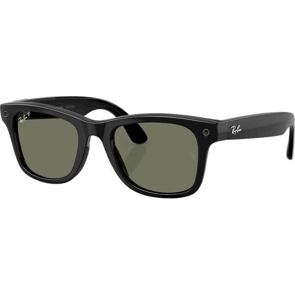 Meta RAY-BAN Wayfarer Gen 3 (Malé 50mm) chytré brýle (polarizovaná zelená skla) černé