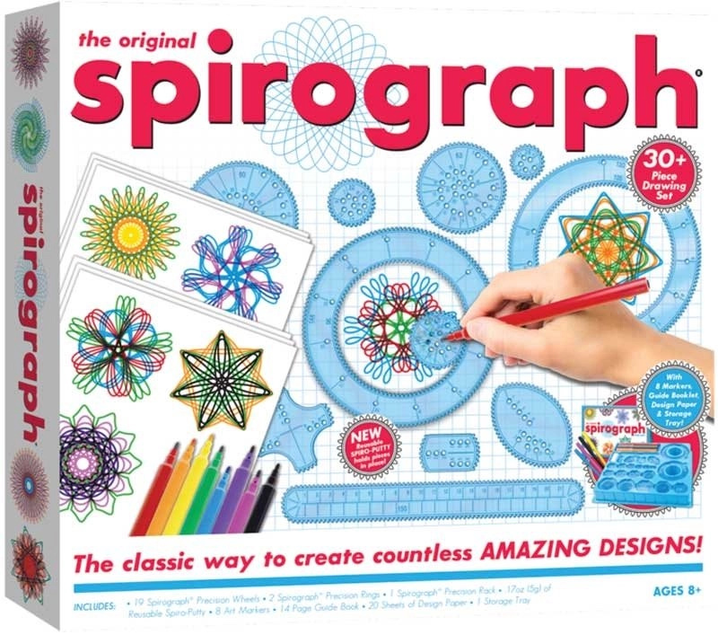 kreativní sada spirograph pro kreslení mandal