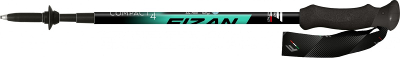 Trekové hole FIZAN Compact 4 Water green