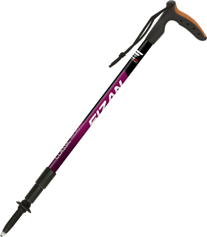 Vycházková hůl FIZAN Classic Micro magenta