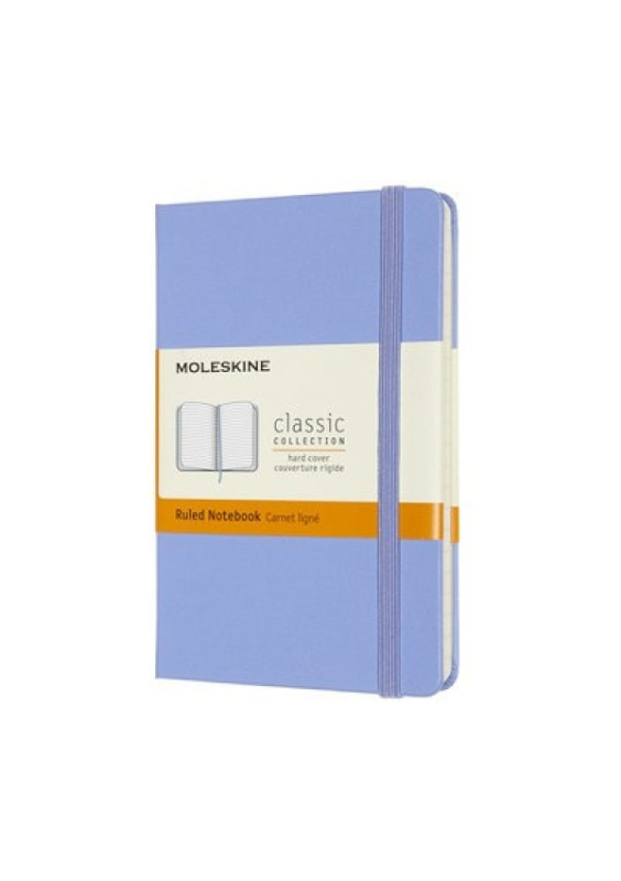 Moleskine zápisník tvrdý linkovaný - sv. modrý S