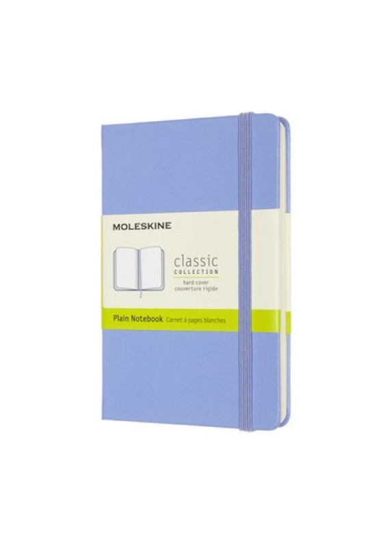 Moleskine Pocket Plain Hardcover Notebook, Hydrangea Blue Moleskine