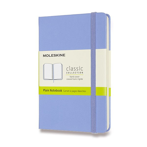 Moleskine Pocket Plain Hardcover Notebook, Hydrangea Blue Moleskine