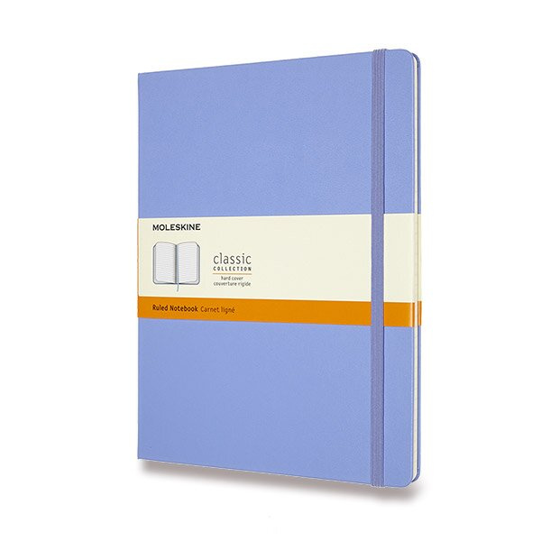 Moleskine Extra Large Ruled Hardcover Notebook, Hydrangea Blue Moleskine