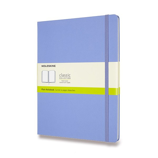 Moleskine Extra Large Plain Hardcover Notebook, Hydrangea Blue Moleskine