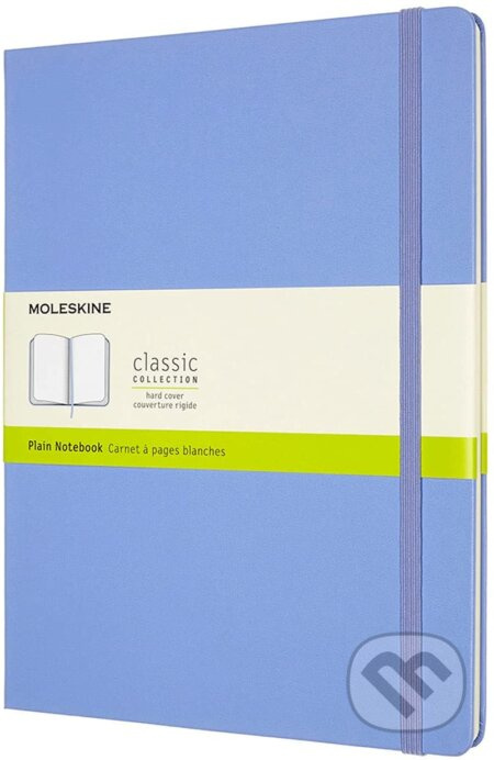 Moleskine Extra Large Plain Hardcover Notebook, Hydrangea Blue Moleskine