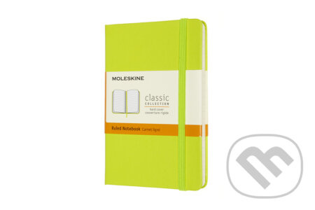 Moleskine Pocket Ruled Hardcover Notebook, Lemon Green Moleskine