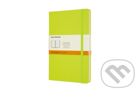 Moleskine zápisník tvrdý linkovaný - žlutozelený L