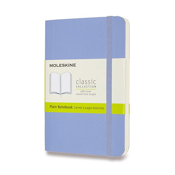 Moleskine Pocket Plain Softcover Notebook, Hydrangea Blue Moleskine