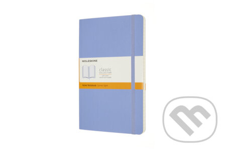 Moleskine Large Ruled Softcover Notebook, Hydrangea Blue Moleskine