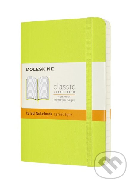 Moleskine Pocket Ruled Softcover Notebook, Lemon Green Moleskine
