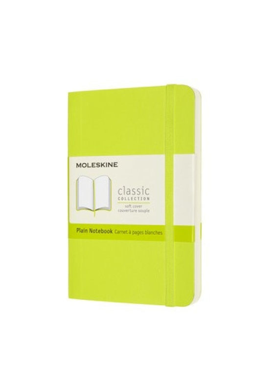 Moleskine Pocket Plain Softcover Notebook, Lemon Green Moleskine