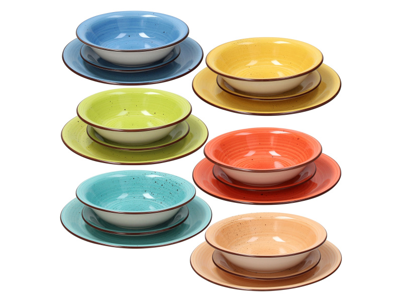 Tognana Sada talířů Art and Pepper, 18dílná