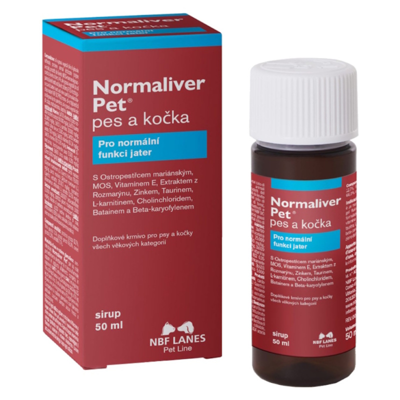 Normaliver Pet pro psy a kočky  50ml