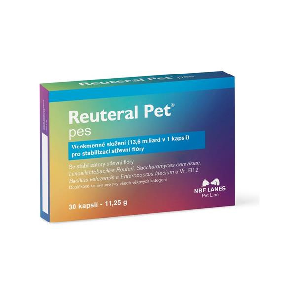 NBF LANES Reuteral Pet pro psy 30 kapslí