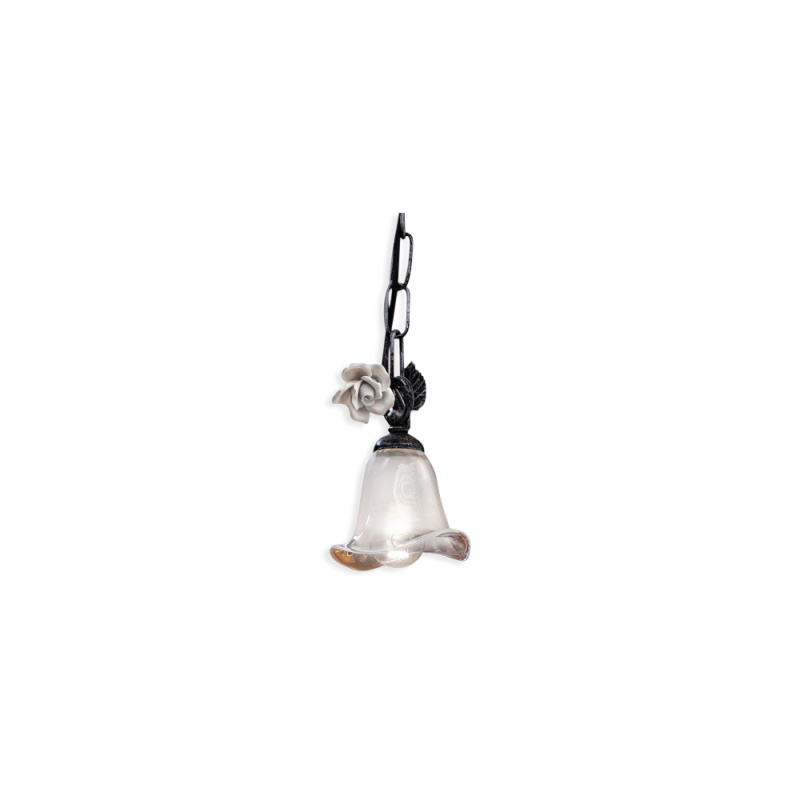 Ferroluce Závěsné retro svítidlo SIENA, ∅ 11 cm, 1xE14