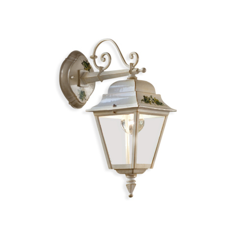 Ferroluce Venkovní nástěnné retro svítidlo GORIZIA down, v. 44 cm, 1xE27, IP43