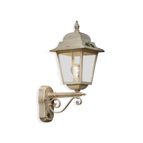 Ferroluce Venkovní nástěnné retro svítidlo GORIZIA up, v. 53 cm, 1xE27, IP43