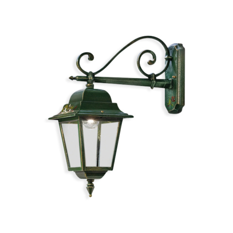 Ferroluce Venkovní nástěnné retro svítidlo GORIZIA down, v. 55 cm, 1xE27, IP43