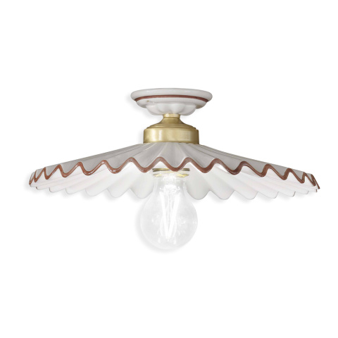 Ferroluce Stropní retro svítidlo L'AQUILA, ∅ 41 cm, 1xE27