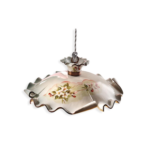 Ferroluce Závěsné vintage svítidlo MILANO, ∅ 43 cm, 1xE27