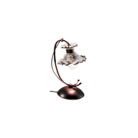 Ferroluce Stolní vintage lampa MILANO, v. 28 cm, 1xE14