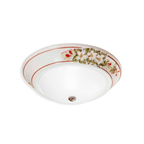 Ferroluce Stropní retro svítidlo CAPUA, ∅ 32 cm, 1xE27
