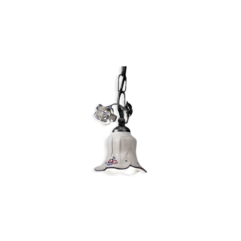 Ferroluce Závěsné vintage svítidlo PISA, ∅ 12 cm, 1xE14