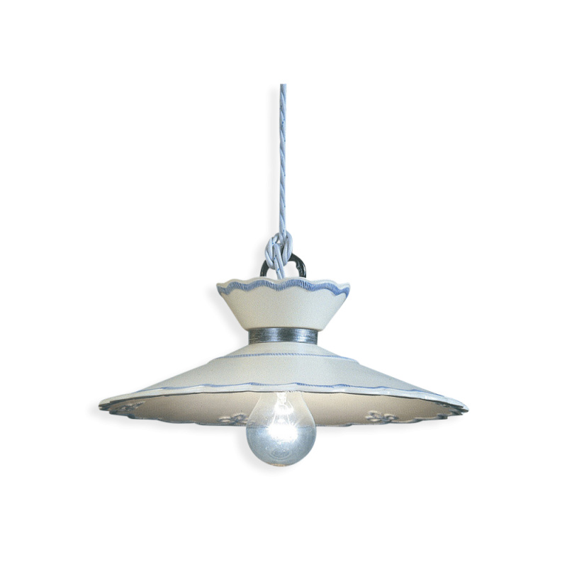 Ferroluce Závěsné vintage svítidlo RAVENNA, ∅ 31 cm, 1xE27
