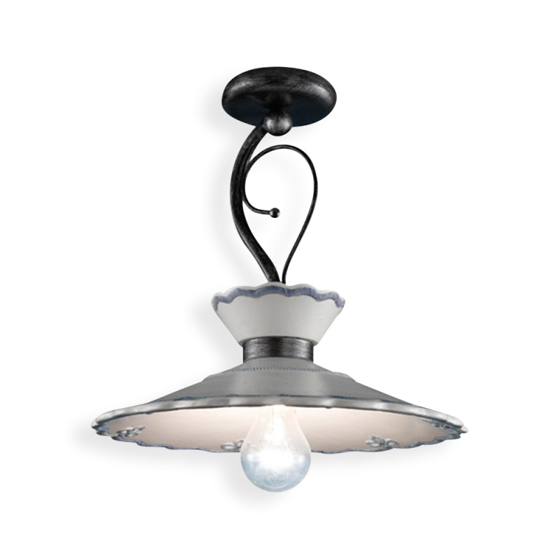 Ferroluce Stropní vintage svítidlo RAVENNA, ∅ 44 cm, 1xE27