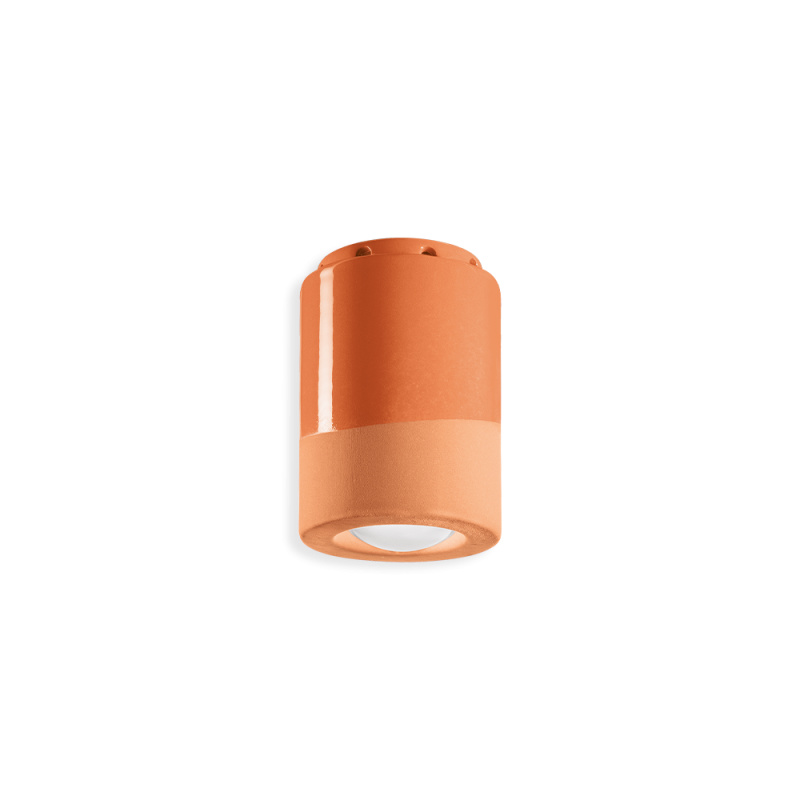Ferroluce Stropní svítidlo PL, v. 12 cm, 1x E14 Barva: Oranžová