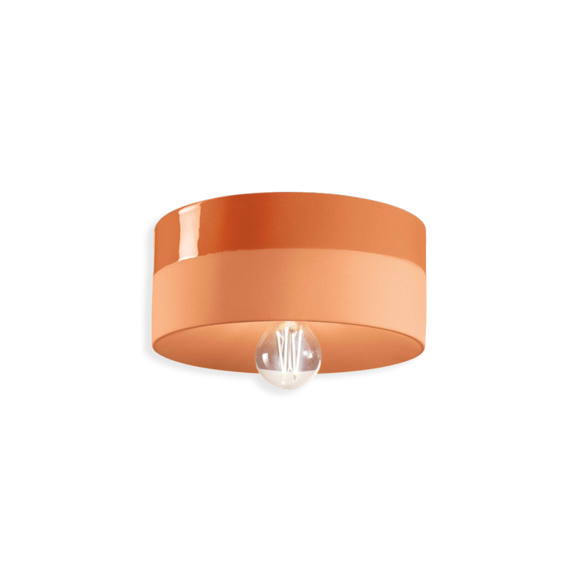 Ferroluce Stropní svítidlo PL, ∅ 25 cm, 1xE27 Barva: Oranžová
