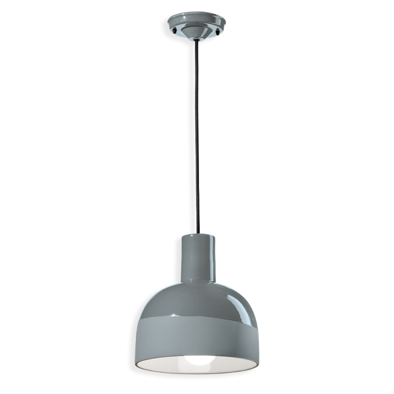 Ferroluce Závěsné svítidlo CAXIXI, ∅ 22,5 cm, 1xE27 Barva: Šedá