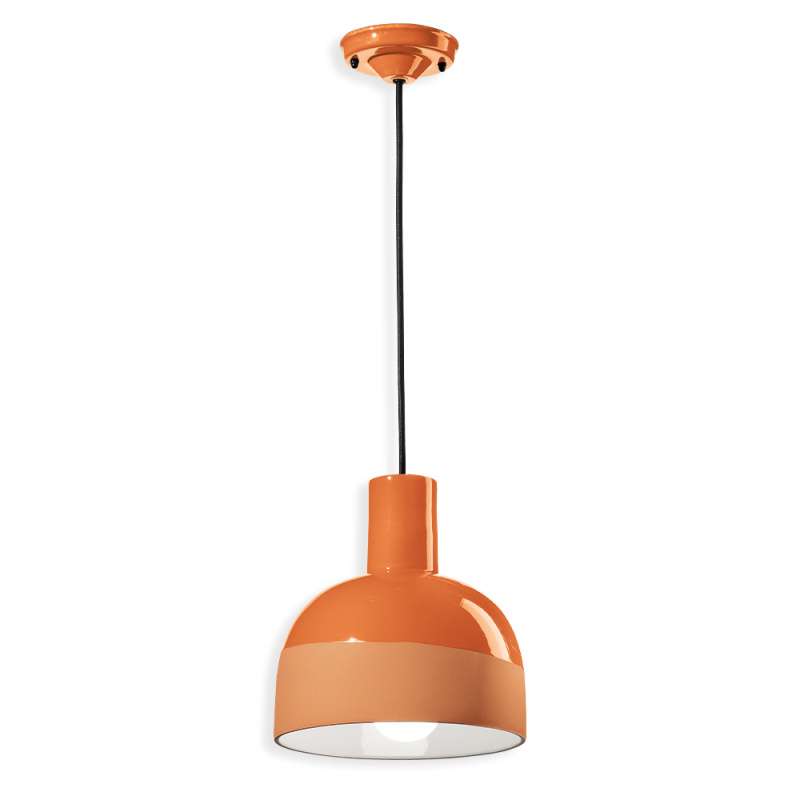 Ferroluce Závěsné svítidlo CAXIXI, ∅ 22,5 cm, 1xE27 Barva: Oranžová