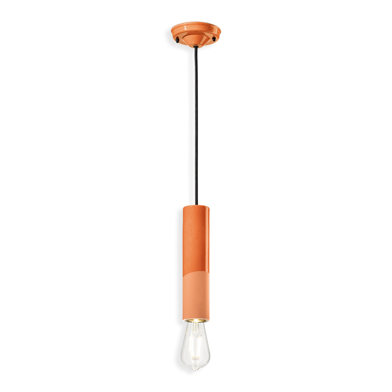 Ferroluce Závěsné svítidlo PL, v. 25 cm, 1xE27 Barva: Oranžová