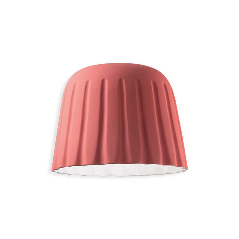 Ferroluce Stropní svítidlo MADAME GRES, ∅ 40 cm, v. 29 cm, 1xE27 Barva: Korálová růžová