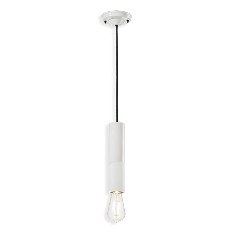 Ferroluce Závěsné svítidlo PL, v. 25 cm, 1xE27 Barva: Bílá