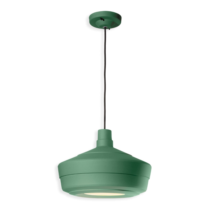Ferroluce Závěsné designové svítidlo CHURUATA, ∅ 36 cm, 1xE27 Barva: Zelená