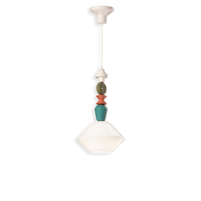 Ferroluce Závěsné vintage svítidlo LARIAT, v. 56 cm, 1xE27