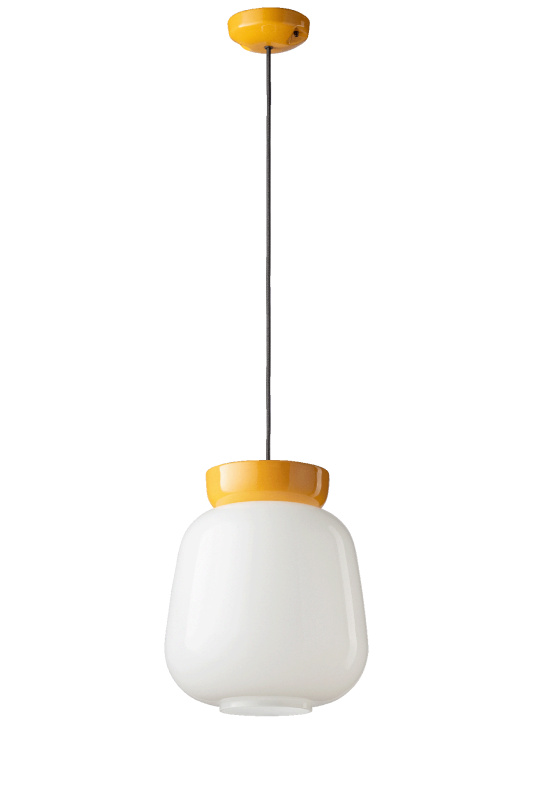 Ferroluce Závěsné svítidlo CORCOVADO, ∅ 29 cm, 1xE27 Barva: Žlutá