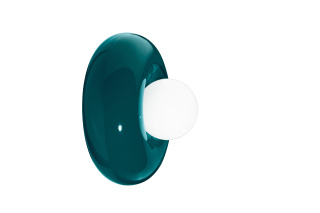 Ferroluce Nástěnné svítidlo BUMBUM, ∅ 25 cm, 1xG9 Barva: Olivová zelená