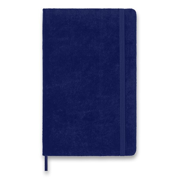 Zápisník Moleskine Velvet - tvrdé desky, L, linkovaný fialový