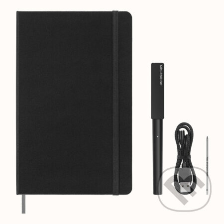 Zápisník a pero Moleskine Smart Writing zápisník linkovaný, L