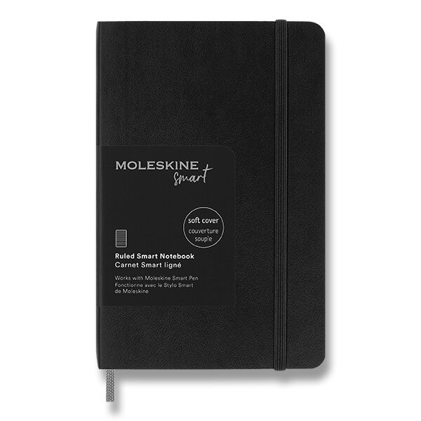 Zápisník Moleskine Smart 2022 S, linkovaný, měkké desky