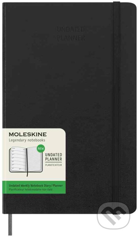 Moleskine Undated Weekly Large Hardcover Notebook Moleskine