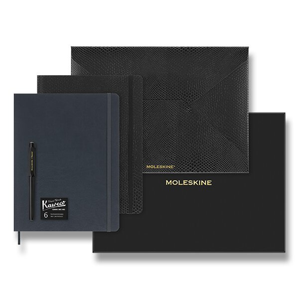 Sada zápisníků Moleskine Precious & Ethical Vegea a Kaweco XL, linkovaný, dárková sada