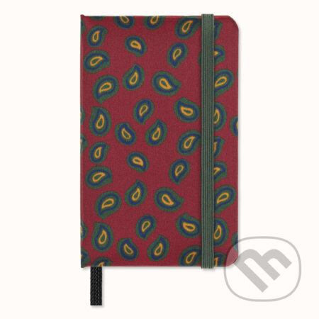 Zápisník Moleskine Professional Silk - tvrdé desky XS, čistý, bordó