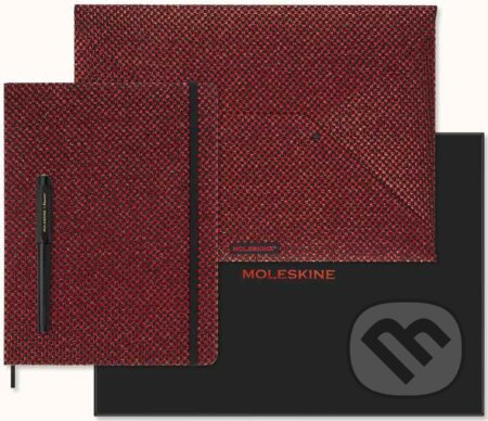 Moleskine - zberateľský set Shine červený v darčekovej krabici s diárom