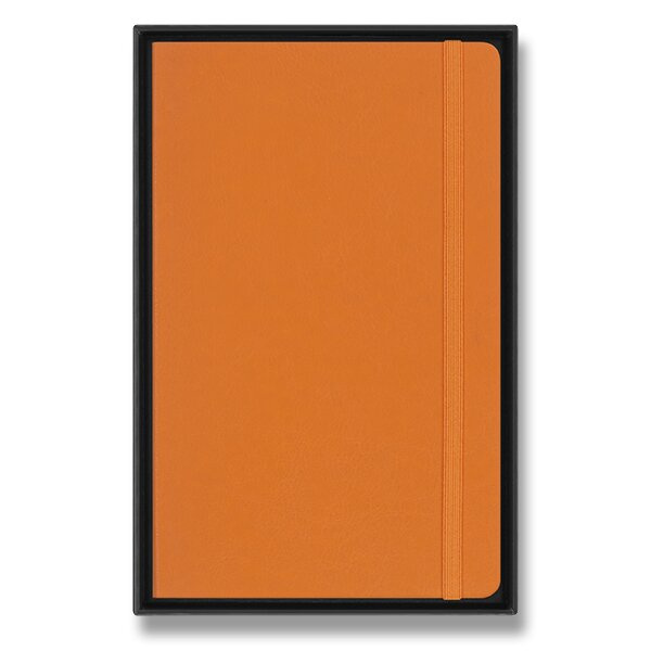 Zápisník Moleskine Precious & Ethical Vegea Capri - měkké desky L, linkovaný, oranžový